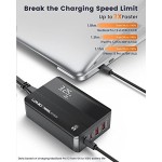 USB C Charger, LDNIO 65W 4-Port USB C Wall Charger with PD3.0+QC4.0, Multiport PPS Fast Charger USB C Charging Station Compatible with MacBook Pro/Air, iPad, Laptops, iPhone, Galaxy, Pixel and More